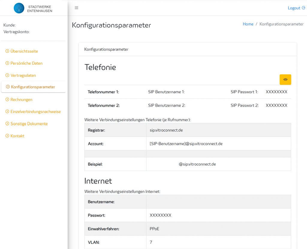 Self-Service Portal